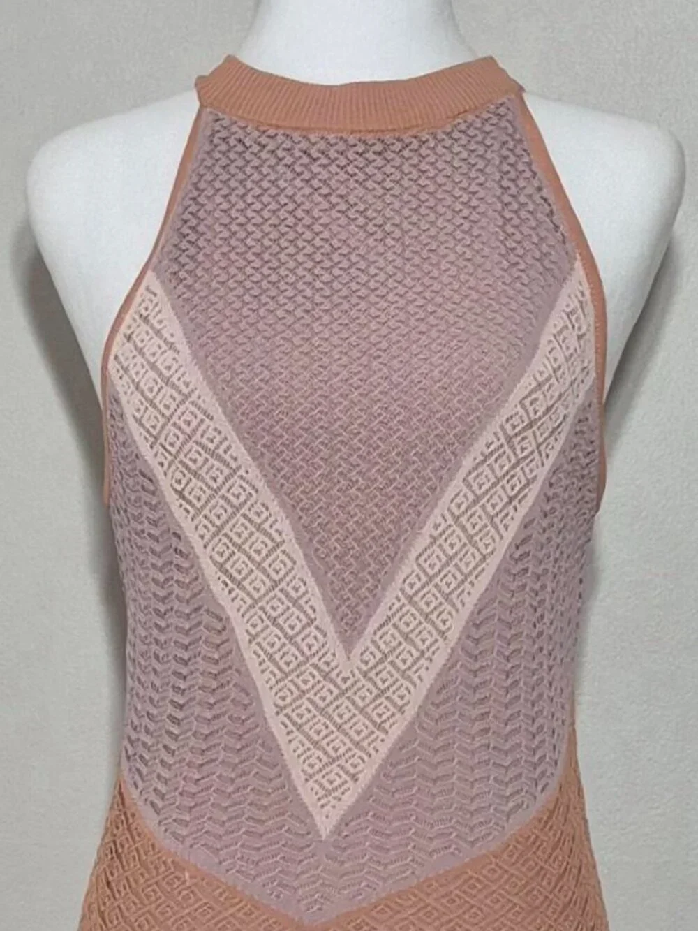 VENUS Women’s Sleeveless Knit Halter Maxi Dress Size Small NWOT - Picture 5 of 10